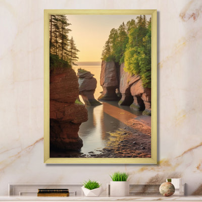 Paysage côtier du Nouveau-Brunswick I sur toile