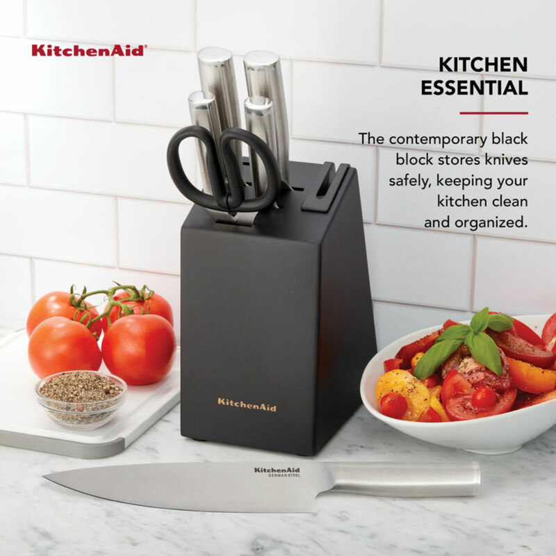 Kitchenaid Gourmet Knife Block Set, 7 Piece
