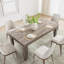 Table de salle à manger 71 "pour 6 à 8 personnes, table rectangulaire longue en bois, table de cuisine robuste pour salle à manger, assemblage facile-371010693-371010694