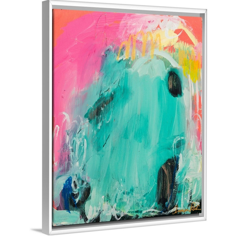 "Tell me a secret" par Amira Rahim, reproduction d’art sur toile, Toile blanche encadrée, H 18 po x l 14 po x P 1,75 po
