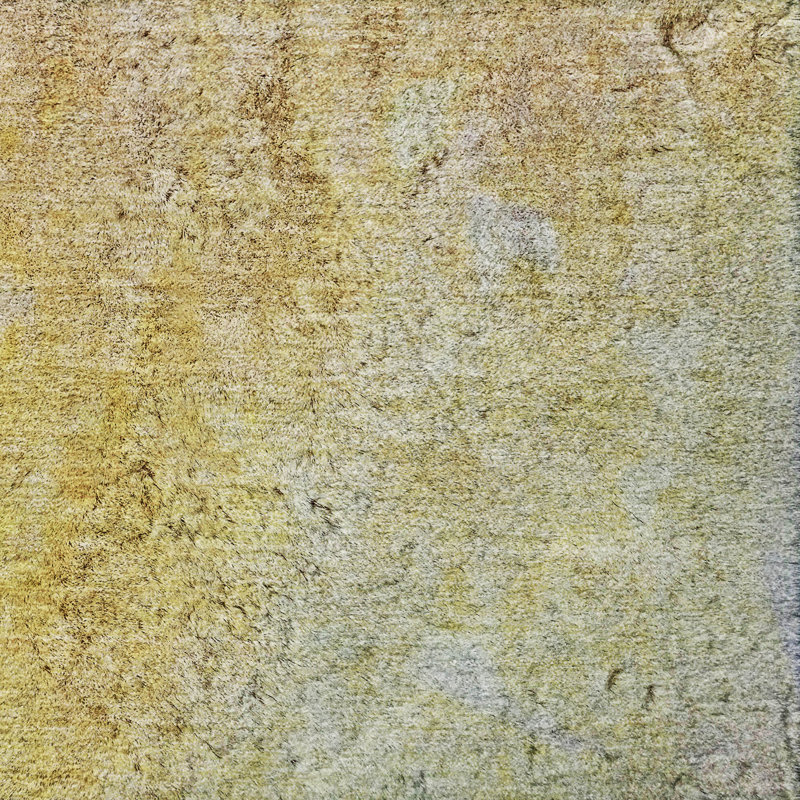 Tapis à poil long de qualité supérieure lavable à la machine ADS562, Blé, 9 pi x 12 pi