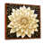 Toile avec cadre flottant brun