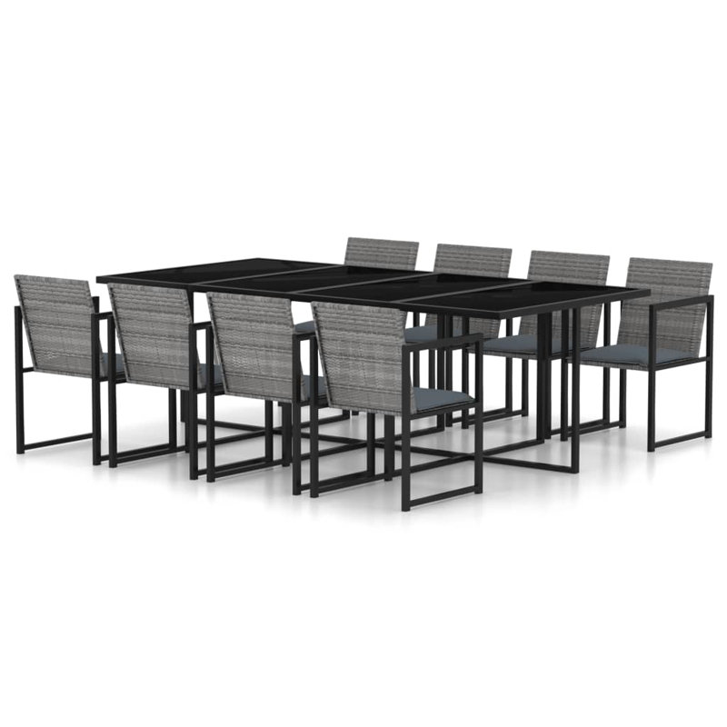 Tihiri Rectangular 8 - Person 221cm Long Dining Set with Cushions