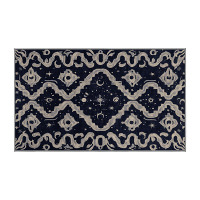 Tapis gris lavable à la machine
