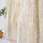  Floral Curtains for Living Room, Semi Sheer Linen Curtains Light Filtering Farmhouse Back Tab Rod Pocket Window Drapes,2 Panels-827451643-827451642