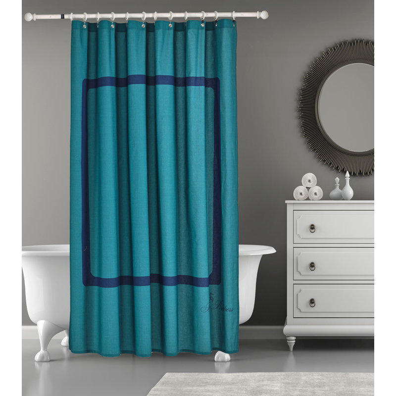 Cotton Shower Curtain, Deep Jungle