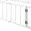Structure de lit pour grand lit en métal avec clôture et porte en blanc, pour les chambres à la mode, porte blanche, conception à long terme-130040770-130040772