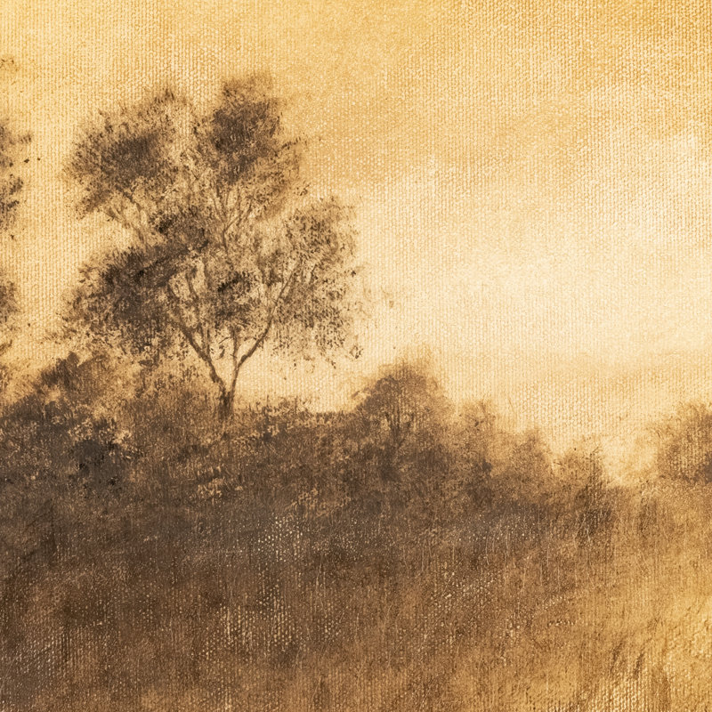 Hillside Haze VIII Painting by Aileen Fitzgerald