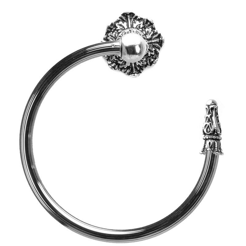 Anneau à serviette Acanthus, Argent argent