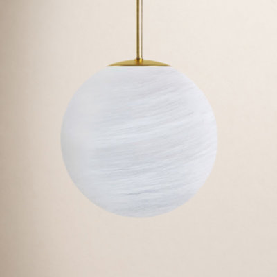 Lio Dimmable Glass Single Light Pendant