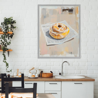 «Cinnamon Roll & Morning», giclée sur papier, par The Prints Vibe