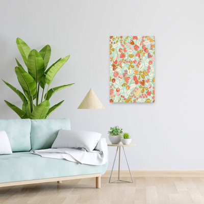 Art mural fantaisiste avec baies d'été
