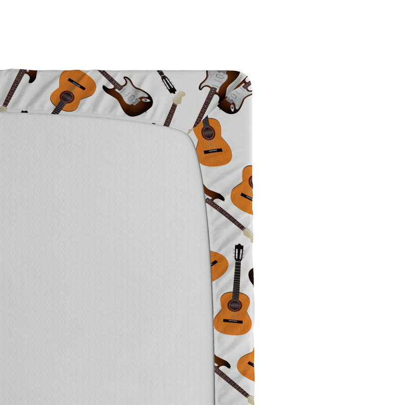 Ensemble de 2 draps-housse pour guitare Ambesonne, Drap-housse de taille double