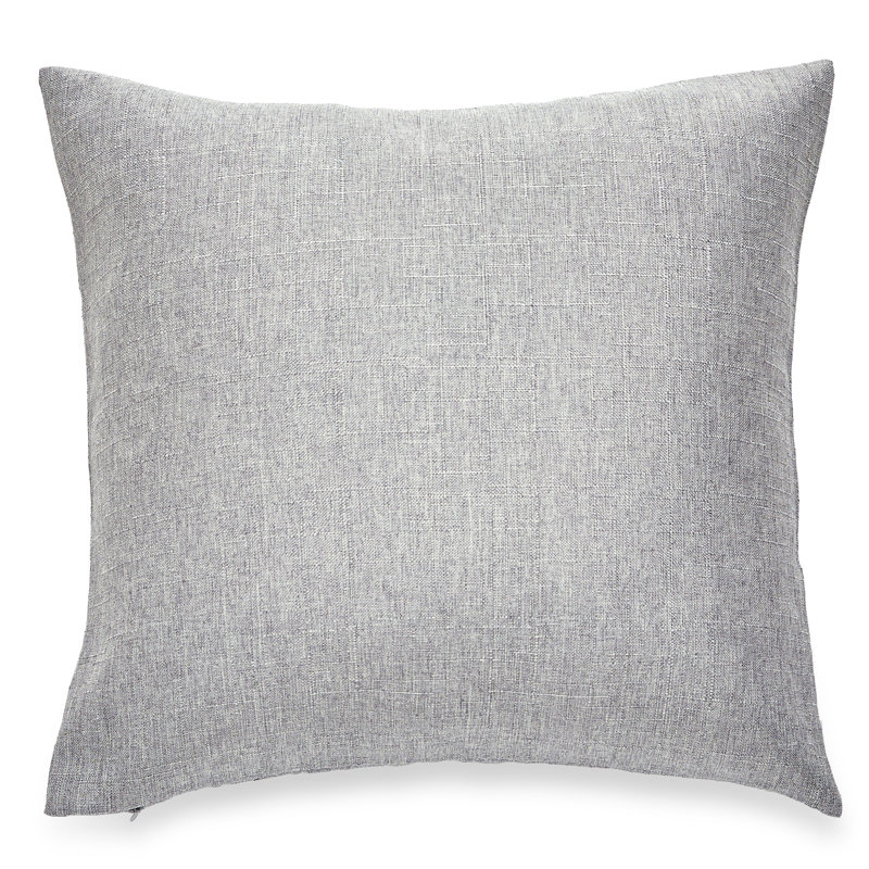 Coussin Seattle, H 20 po x l 20 po, Gris, Carré