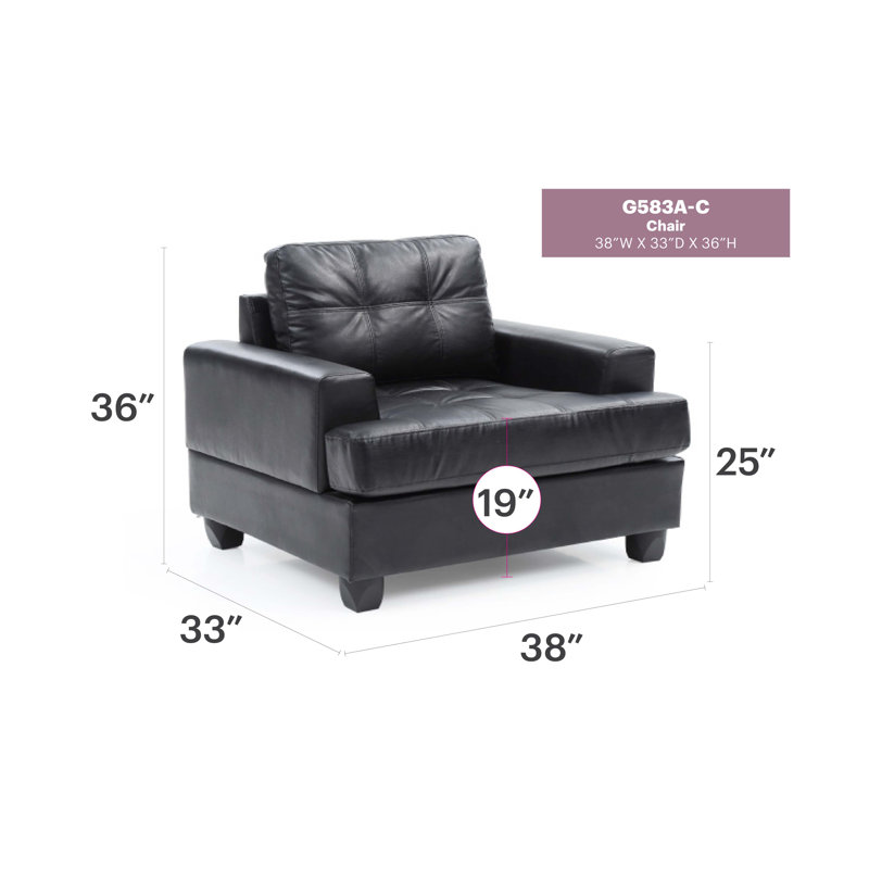 Chaise Sandridge de Glory Furniture