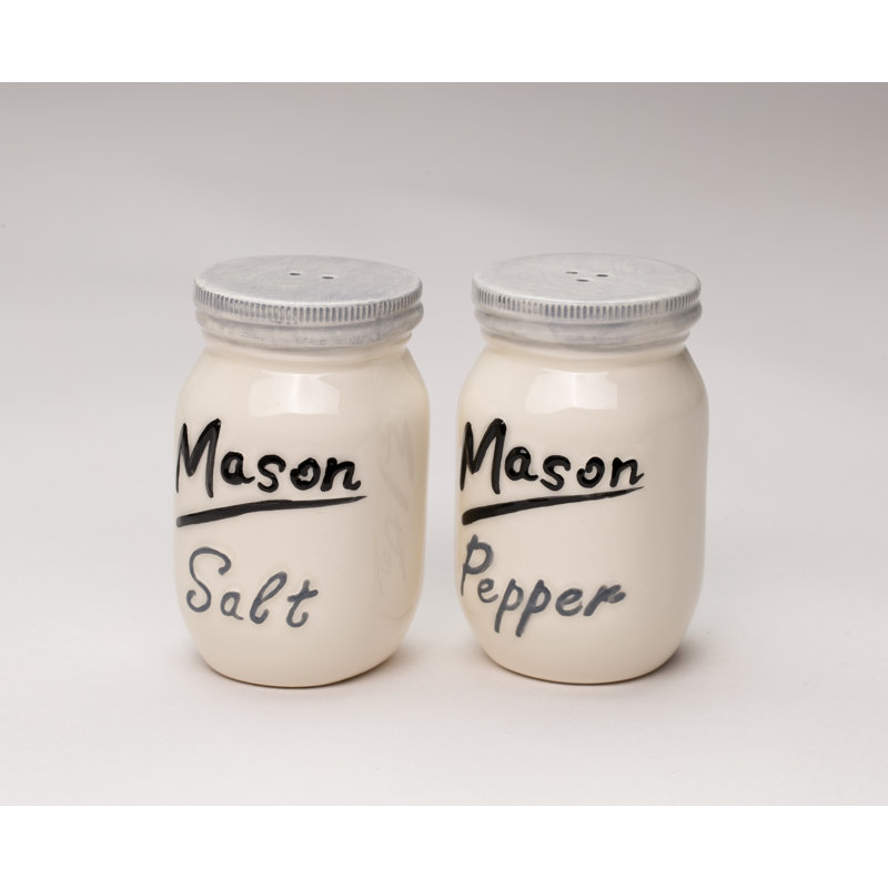 Mason Jar Salt and Pepper