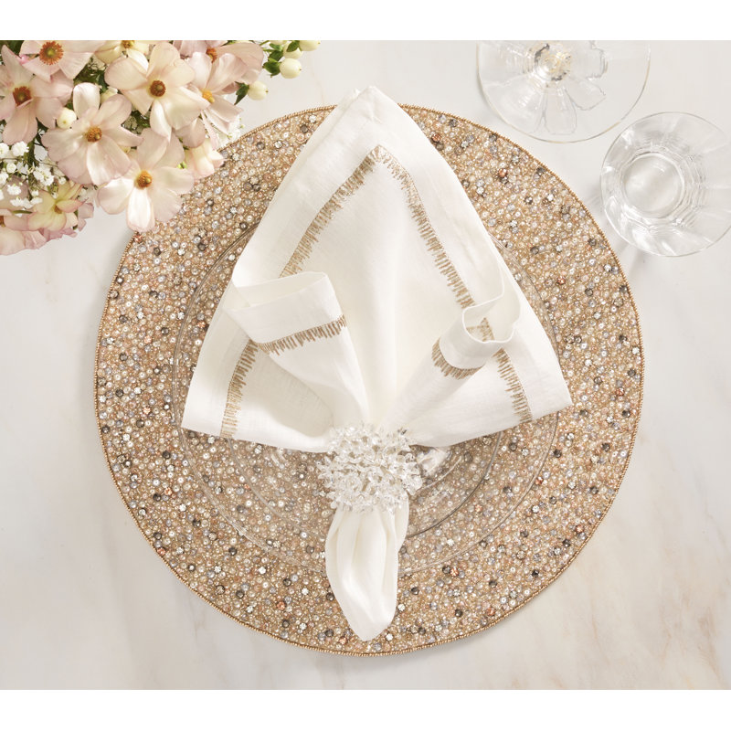 Aster Napkin Ring, Crystal