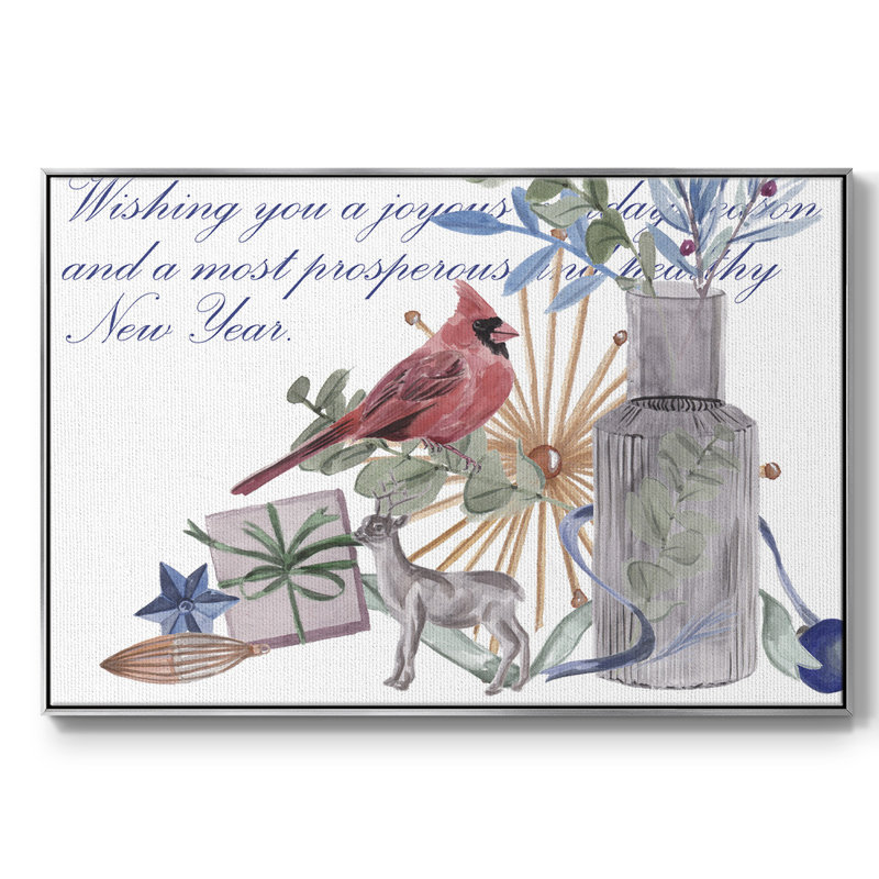 Warm Wishes Collection A, H 25 po x l 37 po x P 2 po, Argent