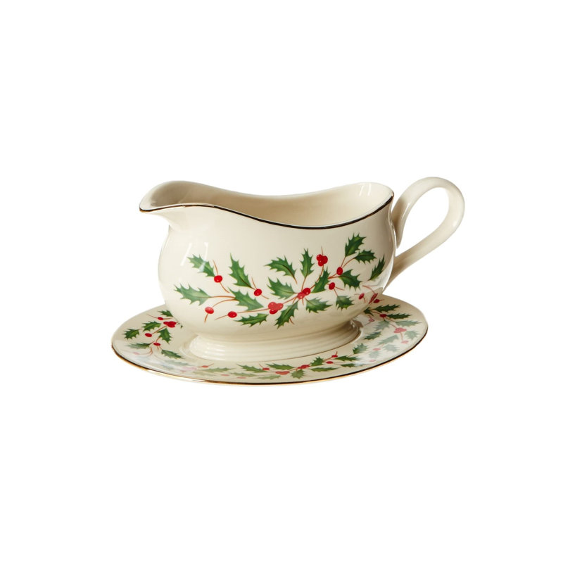 Lenox Holiday Gravy Boat - Thumbnail 5