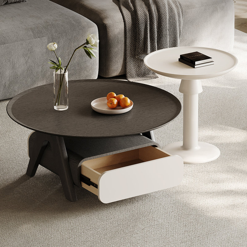 Advanced creative design simple round tea table