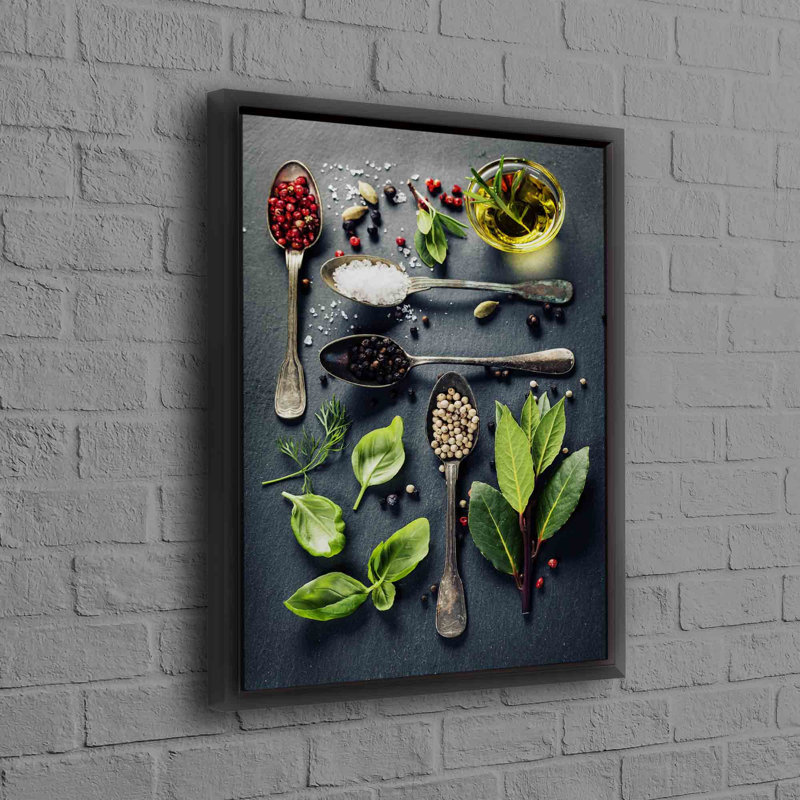 Print on Canvas, 70 cm H x 50 cm W, Framed Print without Mat, Black