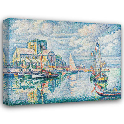 "Barfleur" par Paul Signac - Toile tendue avec châssis