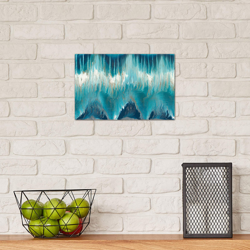 Chevron Revisited by Blakely Bering - Wrapped Canvas Painting, 66.04 cm H x 45.72 cm W x 1.91 cm D