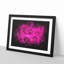 Wall of Bright Pink Roses - Picture Frame Graphic Art Print-56863994-56863995