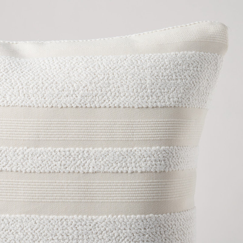 Ohara Stripe Indoor/Outdoor Pillow, 18" x 18"
