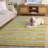 Iosif Hand Tufted Wool Striped Rug-2032680197