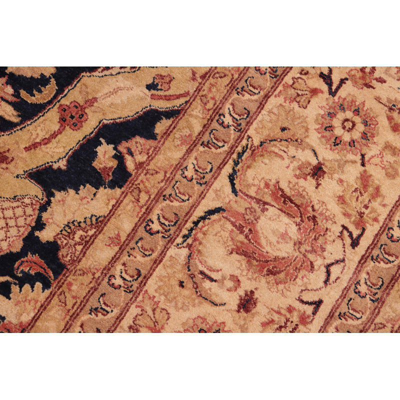 Tapis unique marine / brun clair Paria 8 pi 1 po x 10 pi 5 po Paria