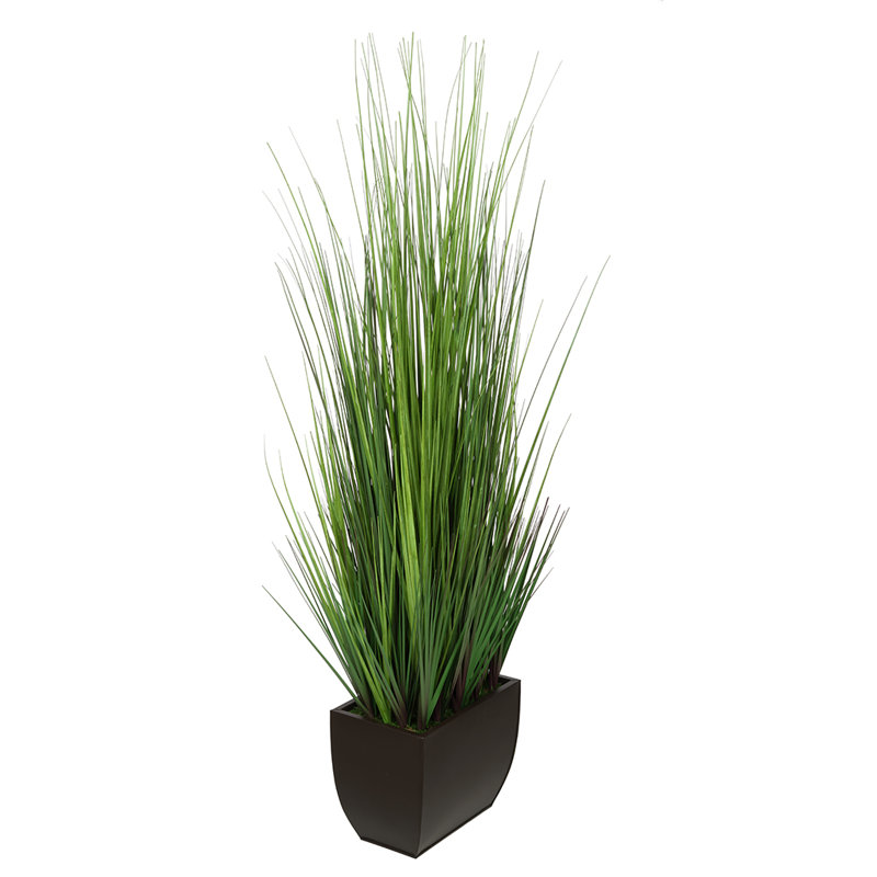 Jardinière en similicuir 44 po, Brun mat