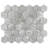Flo 2" Hex Grey 11-1/8" x 12-5/8" Porcelain Mosaic Floor and Wall Tile