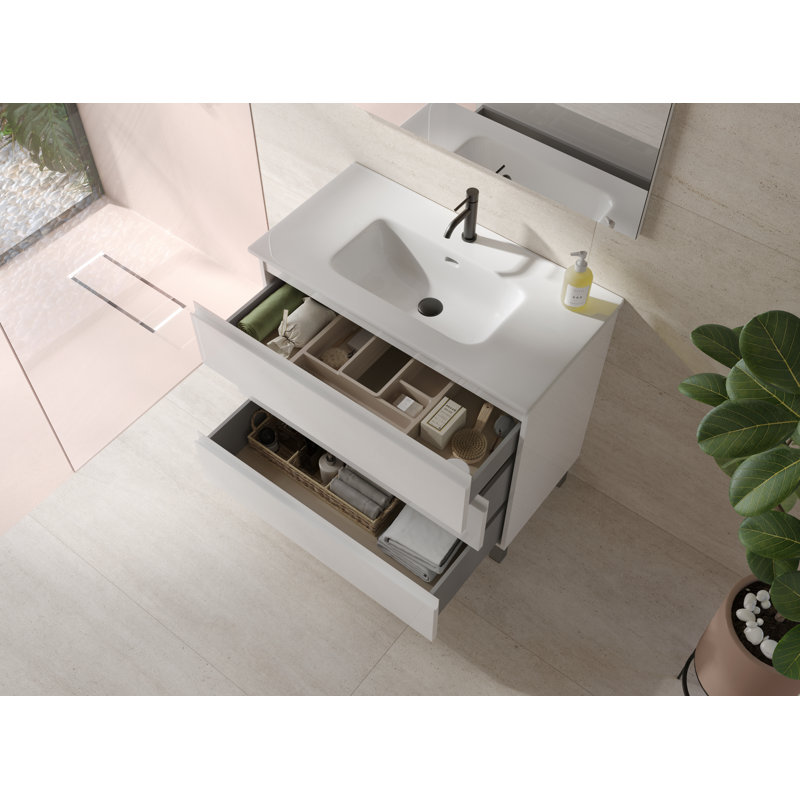 Bathroom Vanity Cabinet COSTA Collection by DAX, White