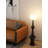 Minimalist Retro Wrought Iron and Acrylic Floor Lamp