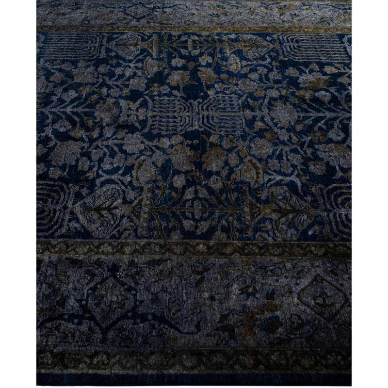 Overdyed One-of-a-Kind 6' 1" X 8' 10" Hand Knotted Area Rug