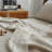 100% French Linen Sheet Set Breathable Durable For Hot Sleepers Bedding 4 Pcs - 1 Flat Sheet,1 Fitted Sheet,2 Pillowcases-115227673-115227671
