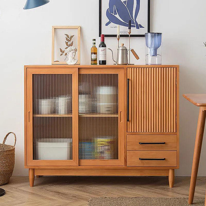Simple Tea Set Storage Cabinet Sideboard