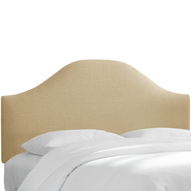 Tête de lit tapissier Hermosa, Grand, Lin grès classique