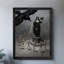 «Black», encadré noir, gothique foncé, marionnette maître, sœur, art mural, impressions de style rétro-1911725653