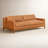 Zyon 90'' Full Grain Italian Leather Sofa