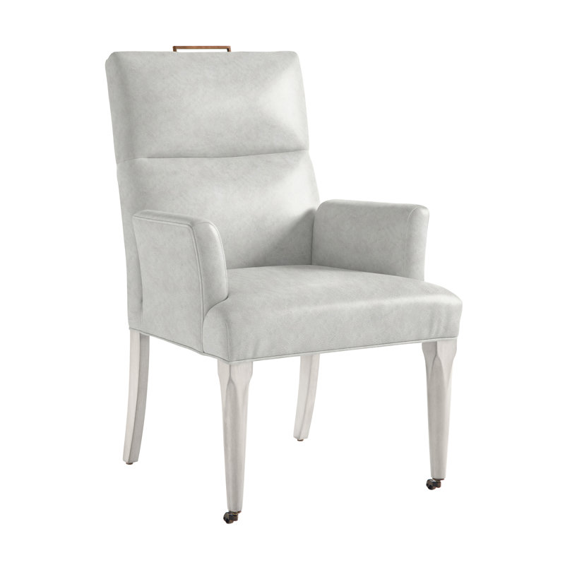 Brattle Road By Thom Filicia Arm Chair, Regent Mink, Casa Blanca