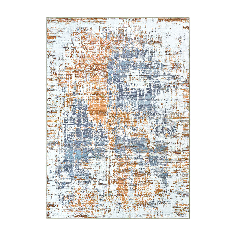 Tapis rectangulaire en dentelle avec envers antidérapant, Rectangle 5 pi x 7 pi