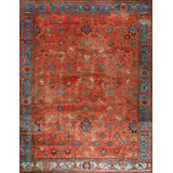 Hand Knotted Wool Floral Area Rug
