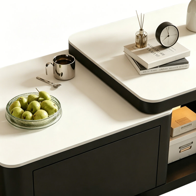 Table basse de luxe French Cream, White, Black
