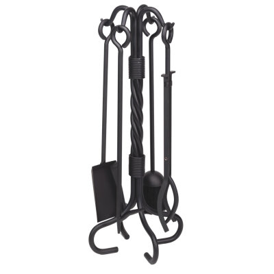 Ensemble d'outils de foyer en acier Daiton