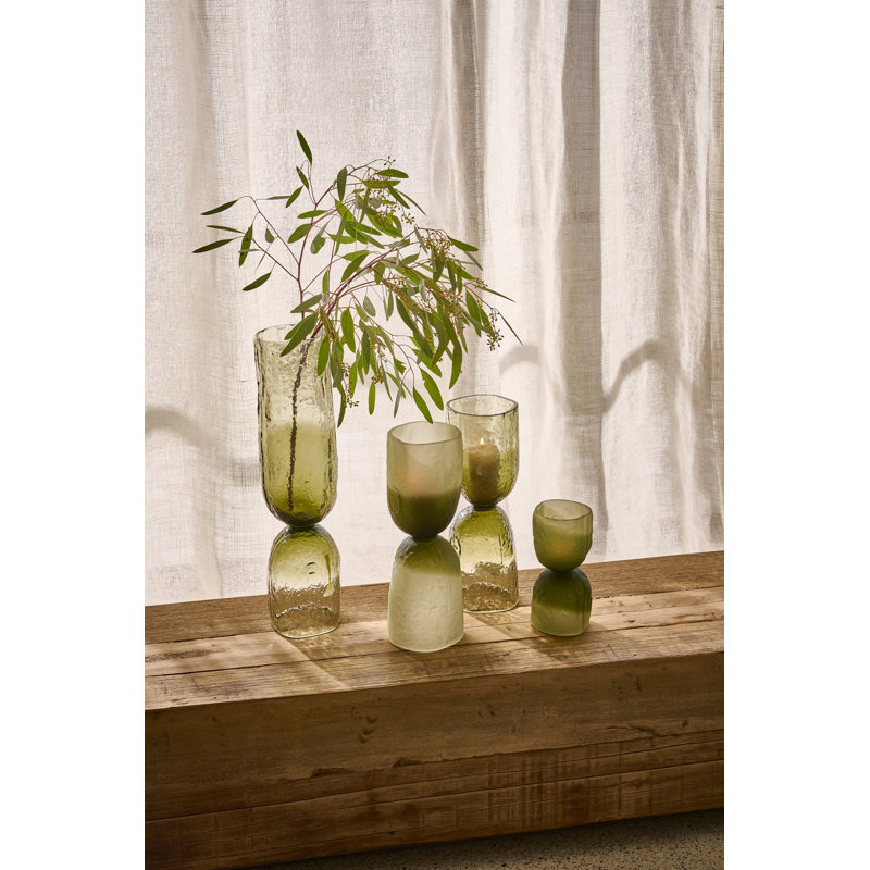 Vase en verre Alexes, H 7,08 po x l 3,54 po x P 3,24 po