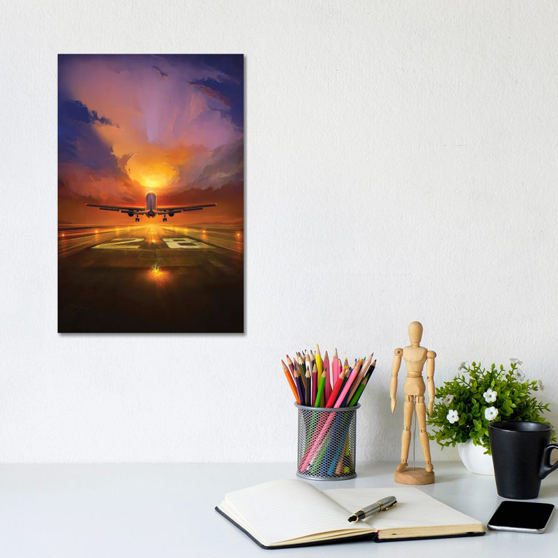 Last Flight 1 Piece Wall Art on Canvas, 20.32 cm H x 30.48 cm W, Wrapped Canvas