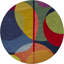 Bense Garza Hand Tufted Wool Modern Area Rug in Blue/Yellow/Green-2143959305