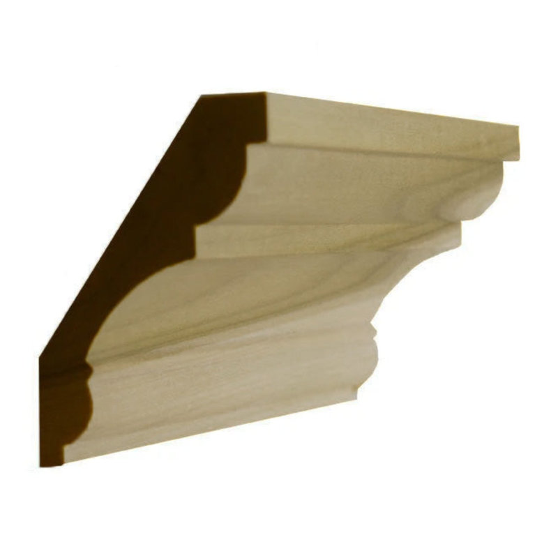 Couronne EWCR20 sans finition, Peuplier, H 3,625 po x l 0,75 po x P 42 po